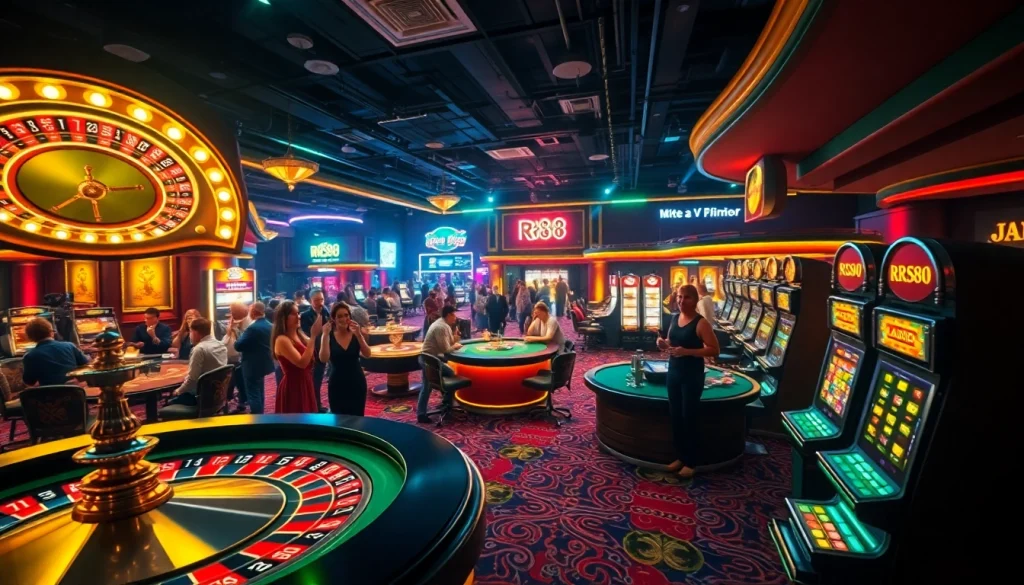 Experience the thrill of gambling at https://rr88.auction/ with vibrant casino activities and excited players.